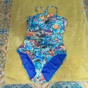 Blue Rod Beattie swimsuit